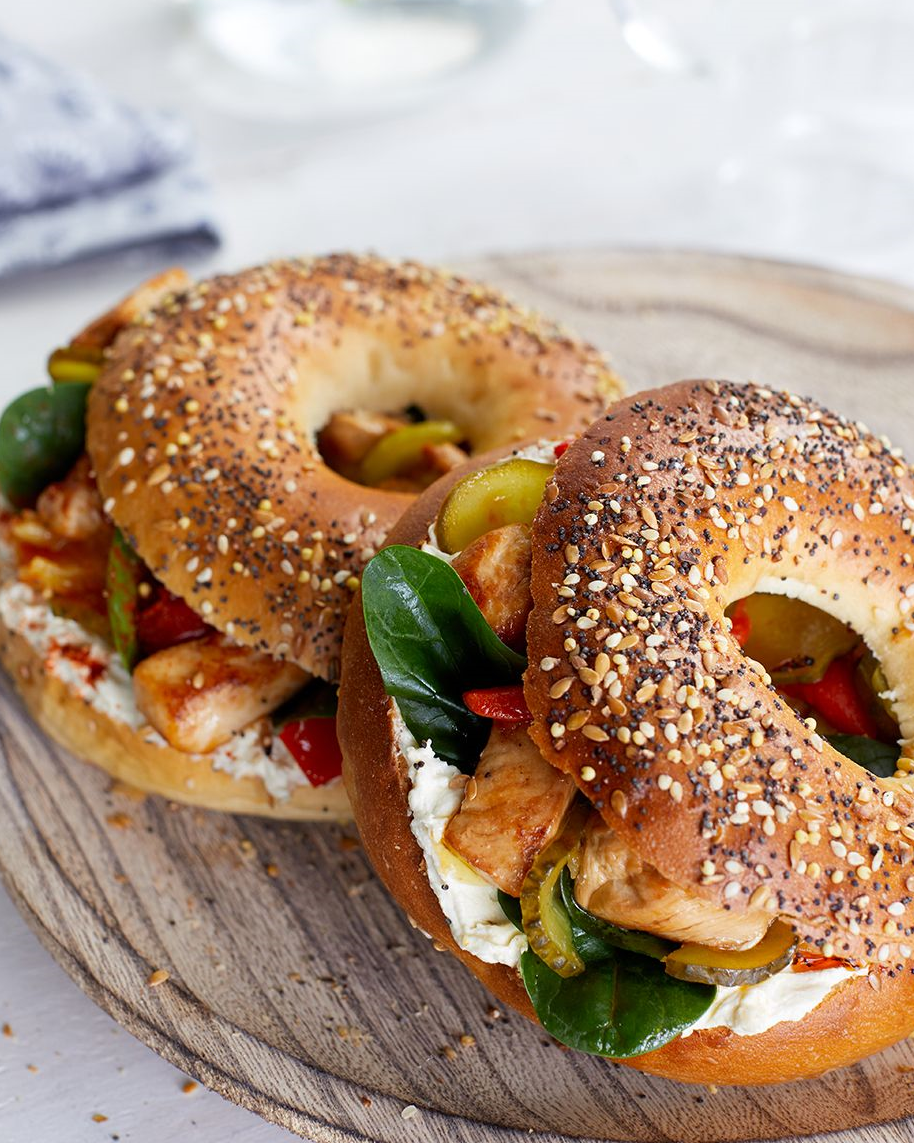 Бэйгл с курицей