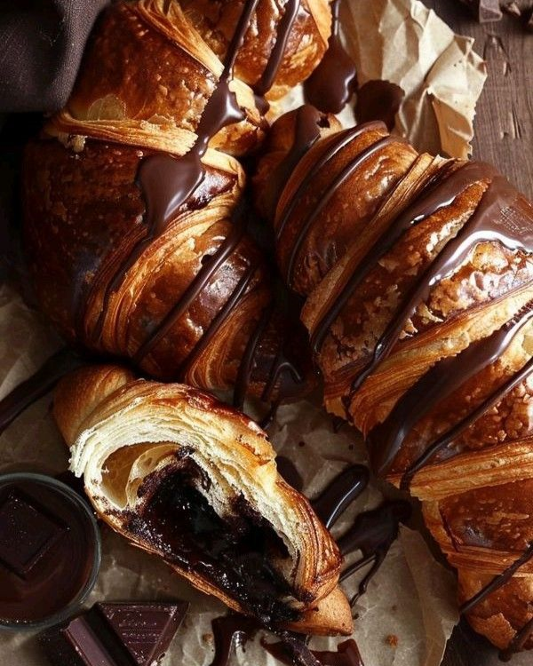 Круассан с шоколадом